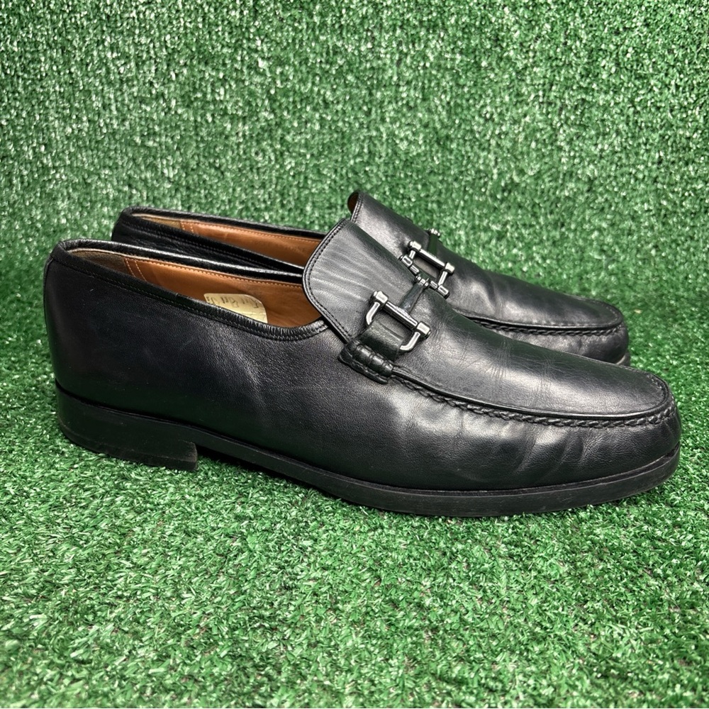 Bally Horse Bit Loafers “Antoine” Size 10 EEE Wide Made In Switzerland‎